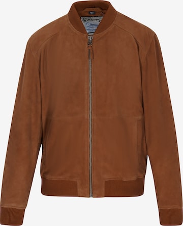 DreiMaster VintagePrijelazna jakna - smeđa boja: prednji dio