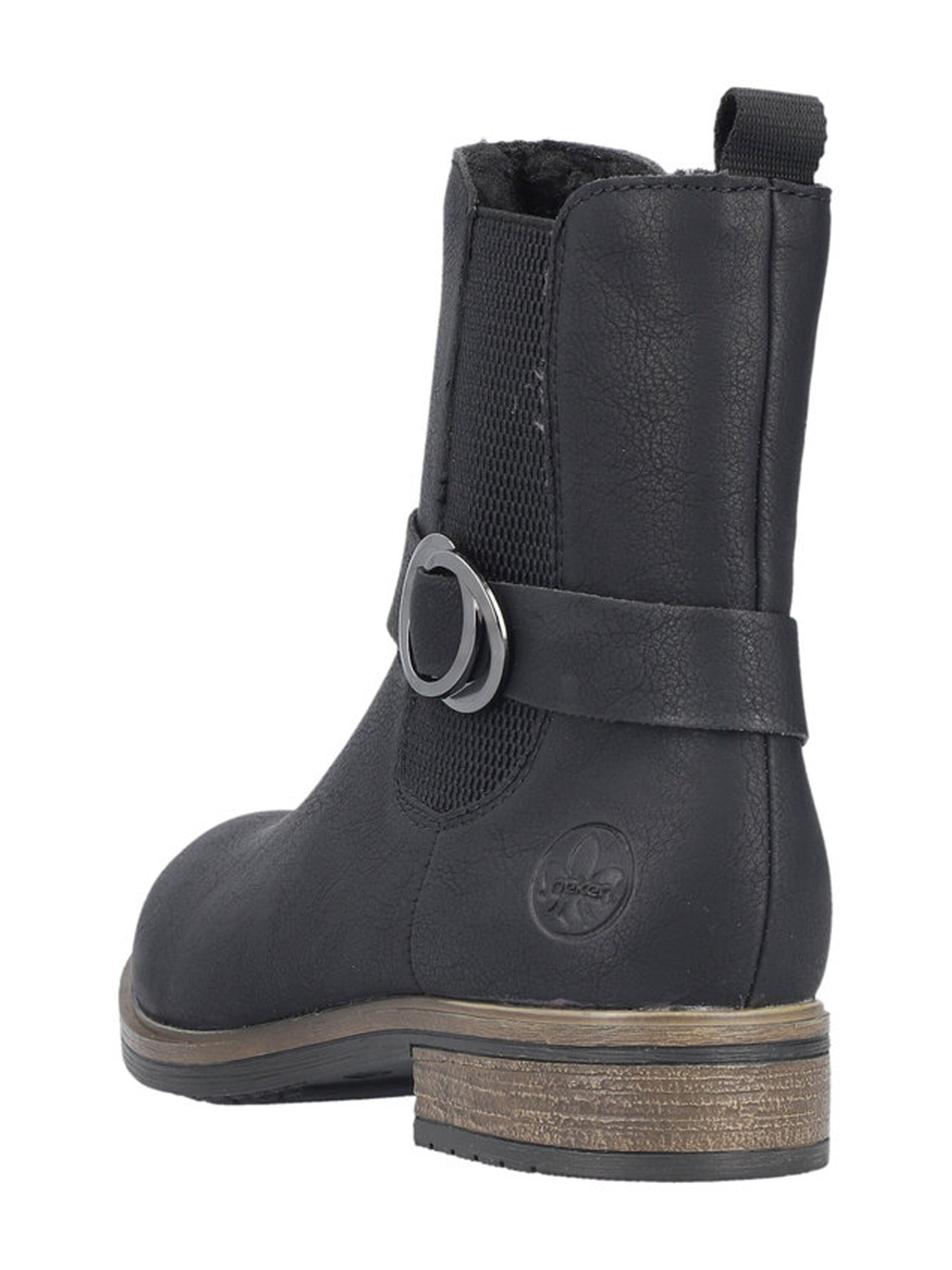 Rieker Къси ботуши в черно