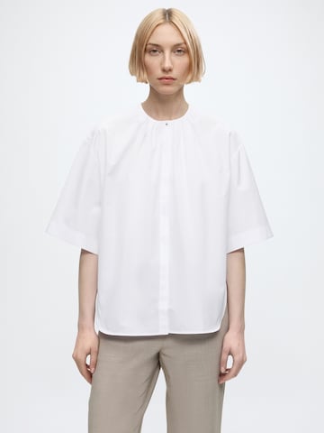 BOSS - Blusa 'Banorena' em branco: frente