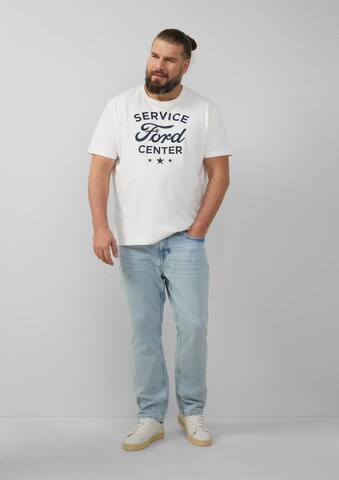 T-Shirt s.Oliver Men Big Sizes en blanc