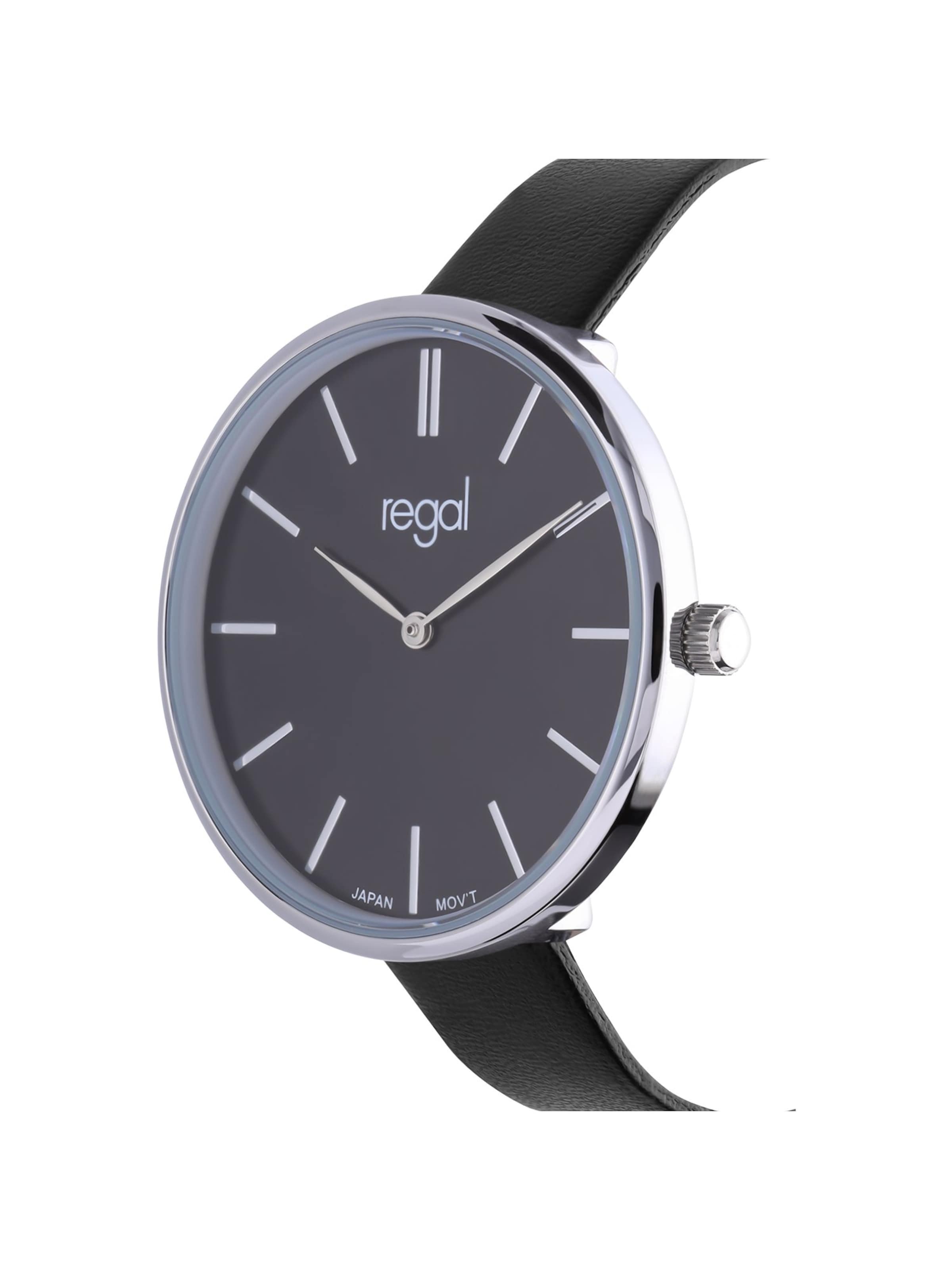 Lucardi Analog watch 'Einfach' in Silver