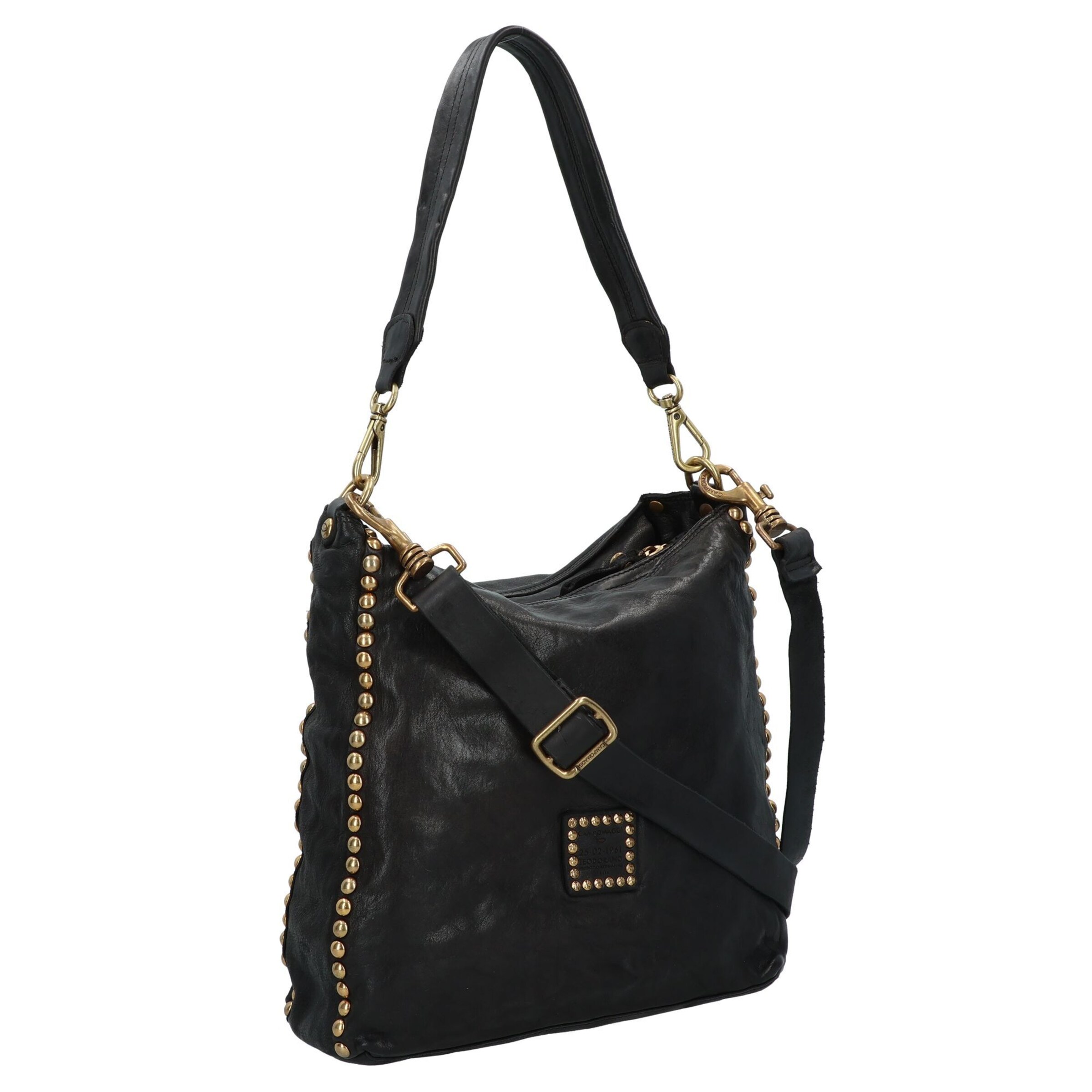 Campomaggi Schultertasche 'Lisa' in Schwarz