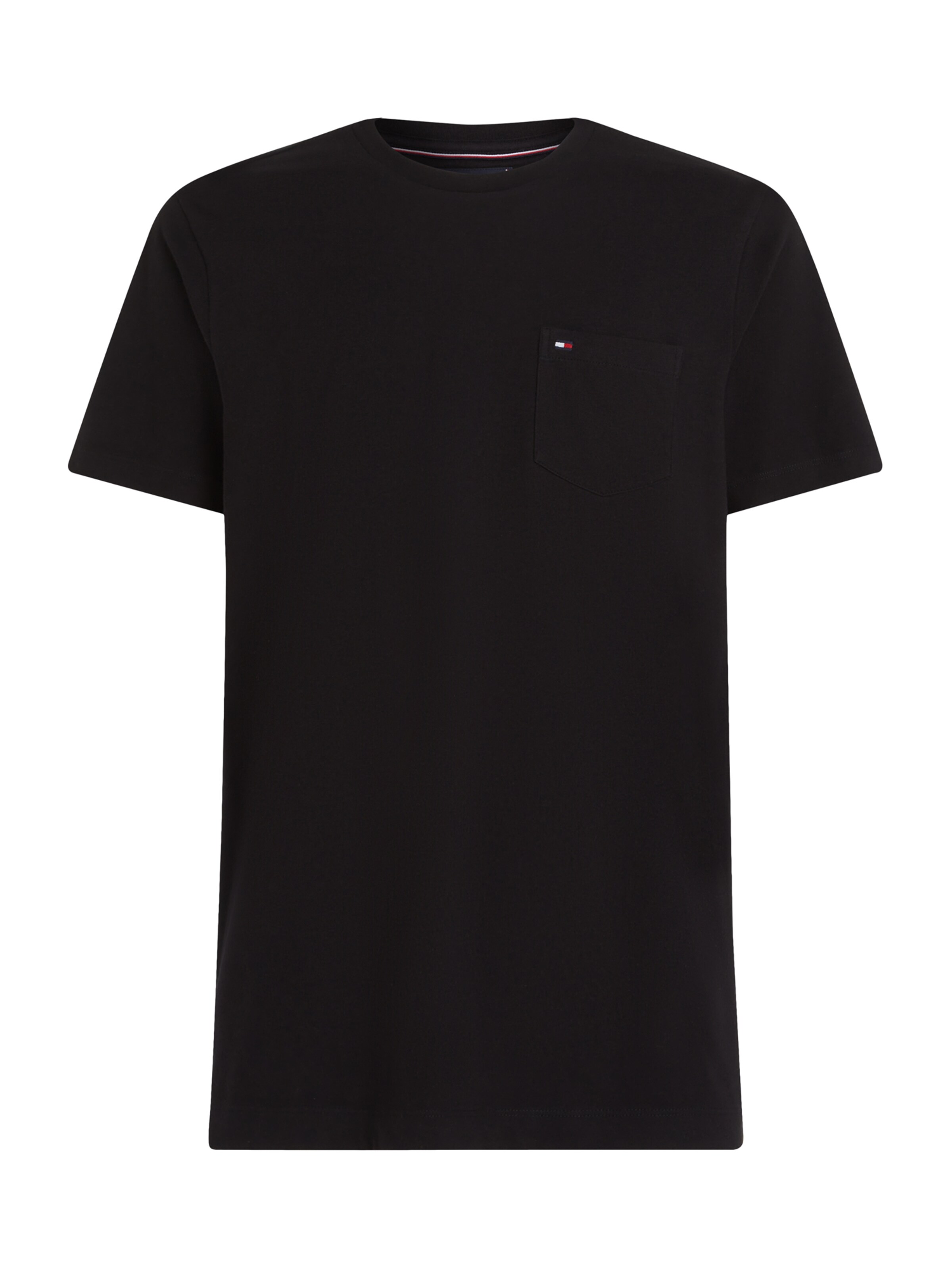 TOMMY HILFIGER - Camiseta &#x27;ESSENTIAL&#x27; en negro: frente