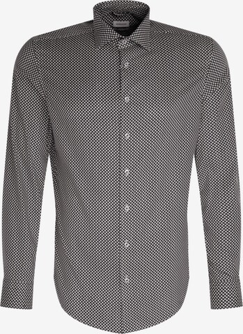 Coupe slim Chemise business SEIDENSTICKER en bleu : devant