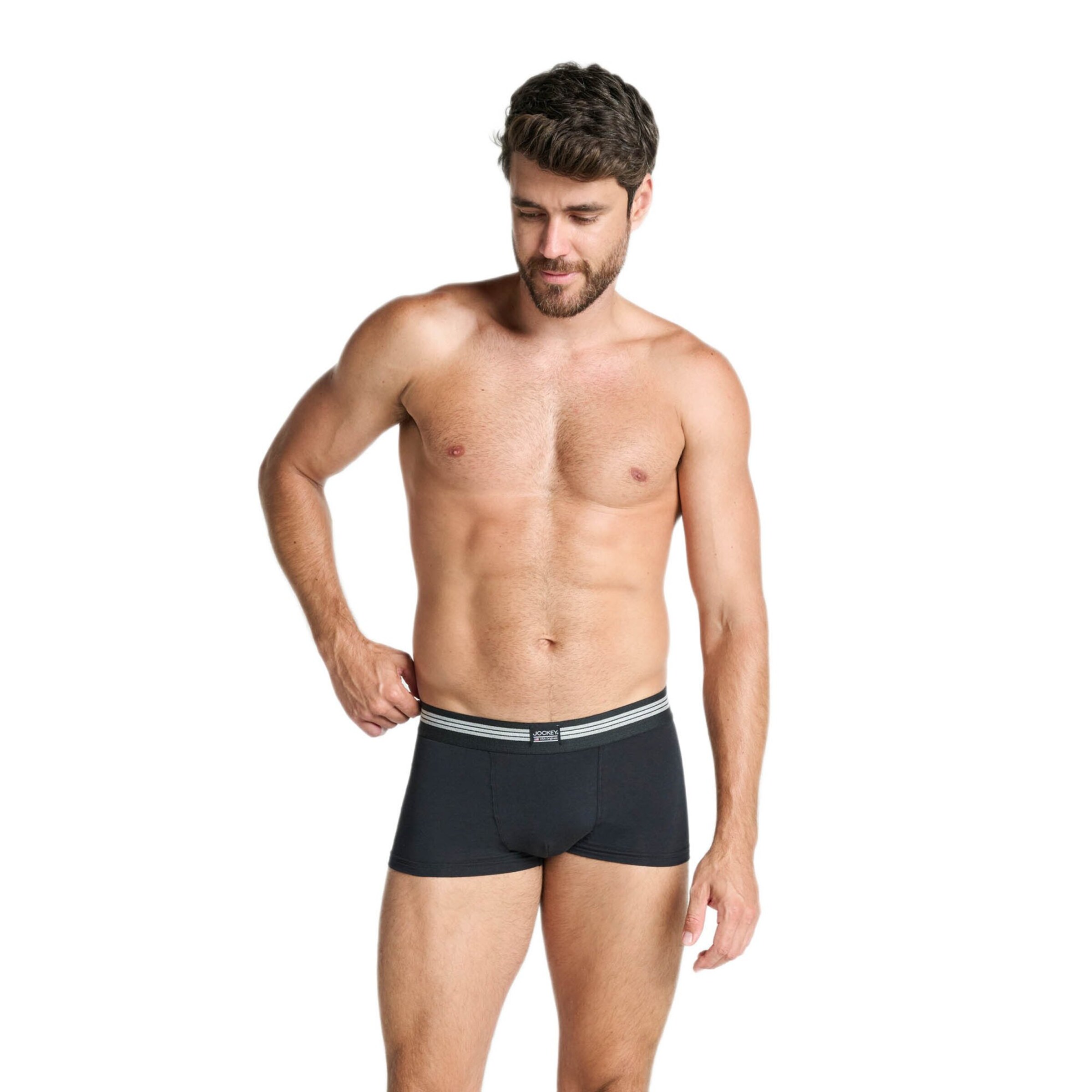 JOCKEY Boxer shorts in Black: front
