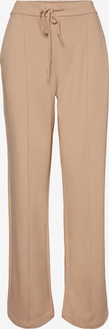 VERO MODA Loosefit Broek 'Eva' in Bruin: voorkant