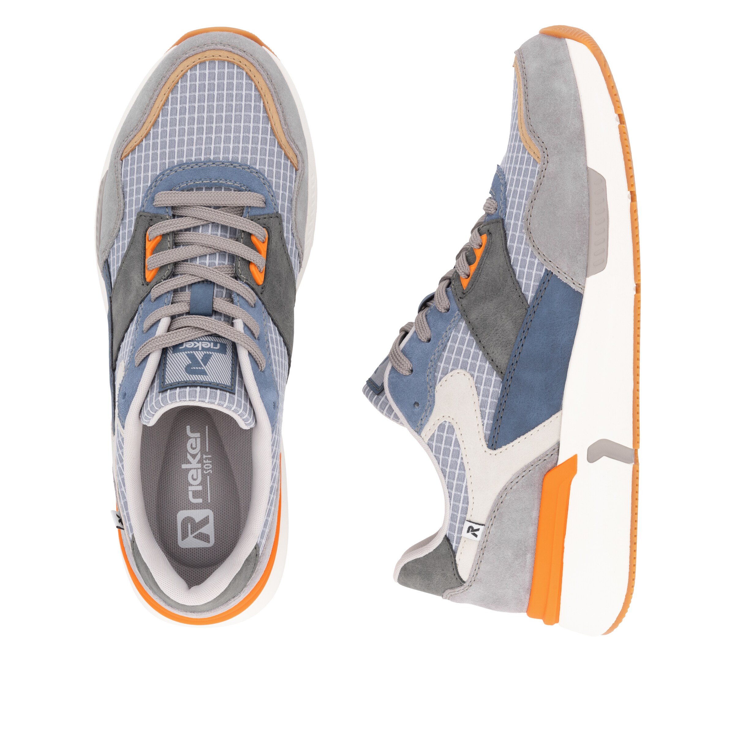 Baskets basses 'U1402' Rieker Sport en bleu