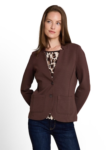 TOM TAILOR Blazer in Brown: front