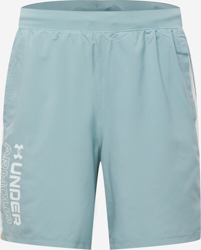 UNDER ARMOUR Sportsbukser 'Launch' i mint / hvit, Produktvisning