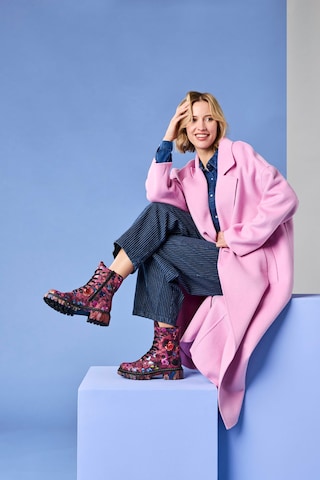 Rieker Schnürstiefelette in Pink: Vorderseite