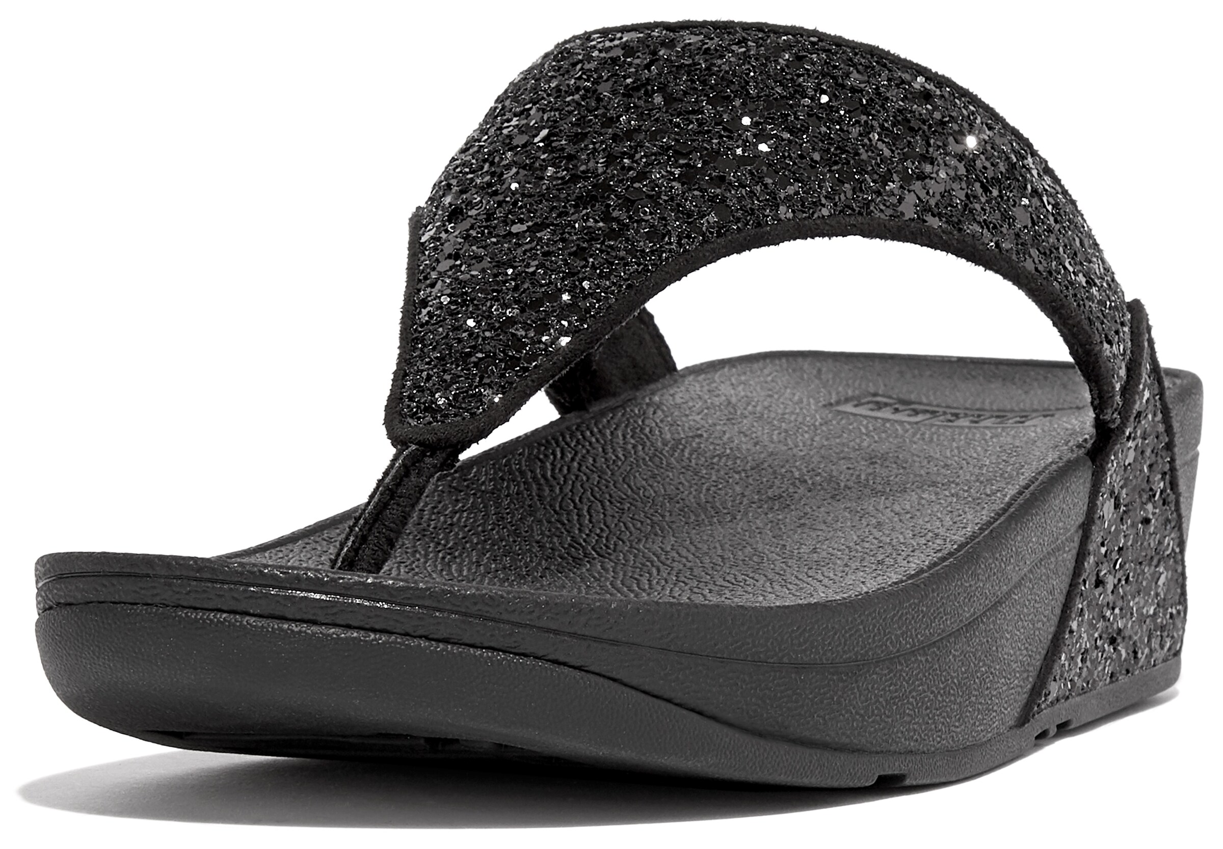 FitFlop T-Bar Sandals in Black