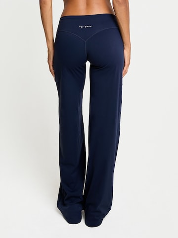 YO-GAYA Wide leg Leggings 'Ultra Wide Legging' in Blauw