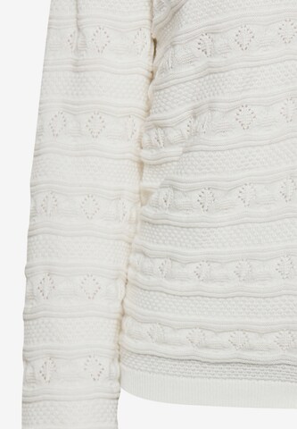 Cardigan Sidona en blanc