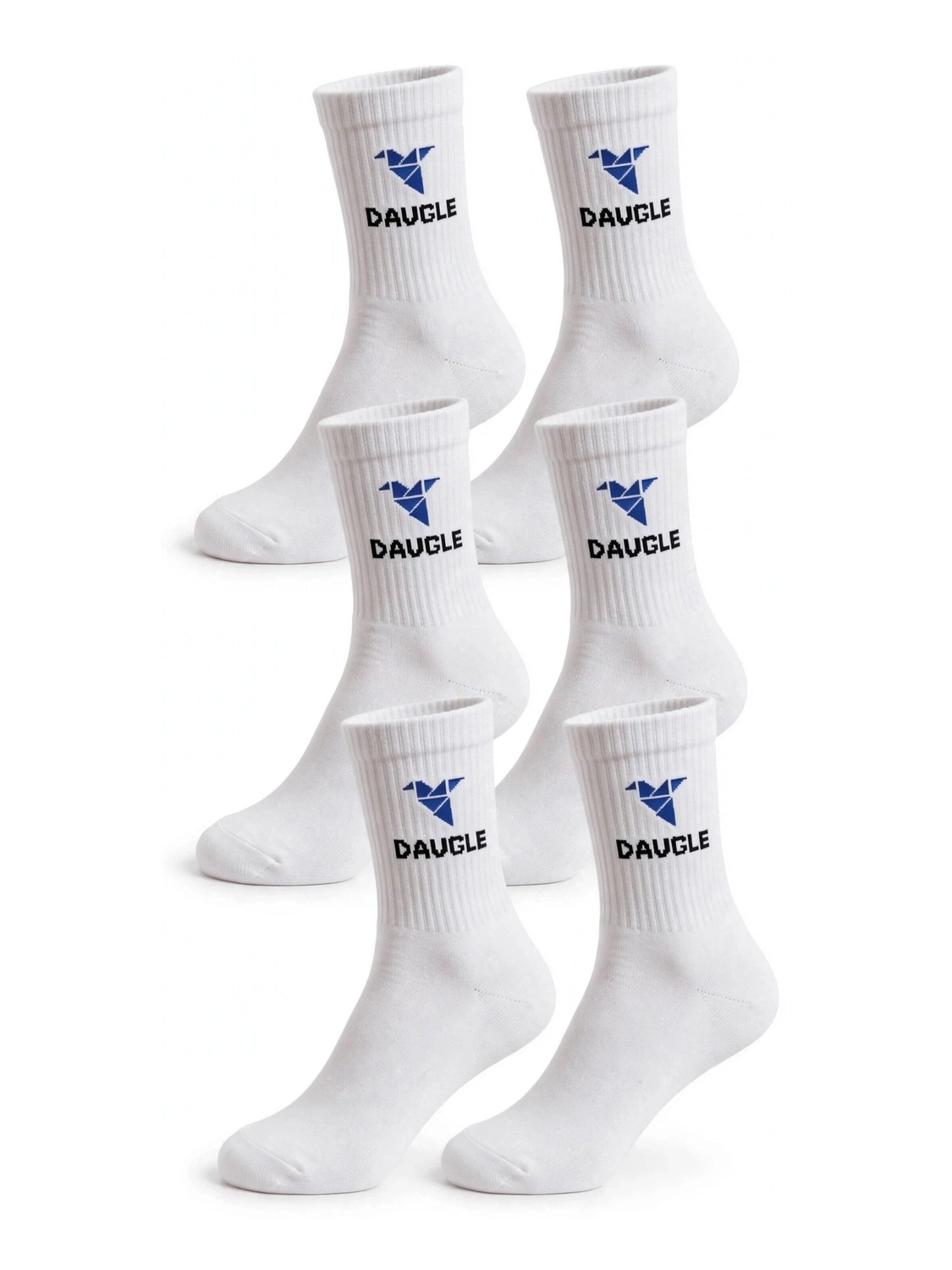 Chaussettes DAUGLE en blanc : devant