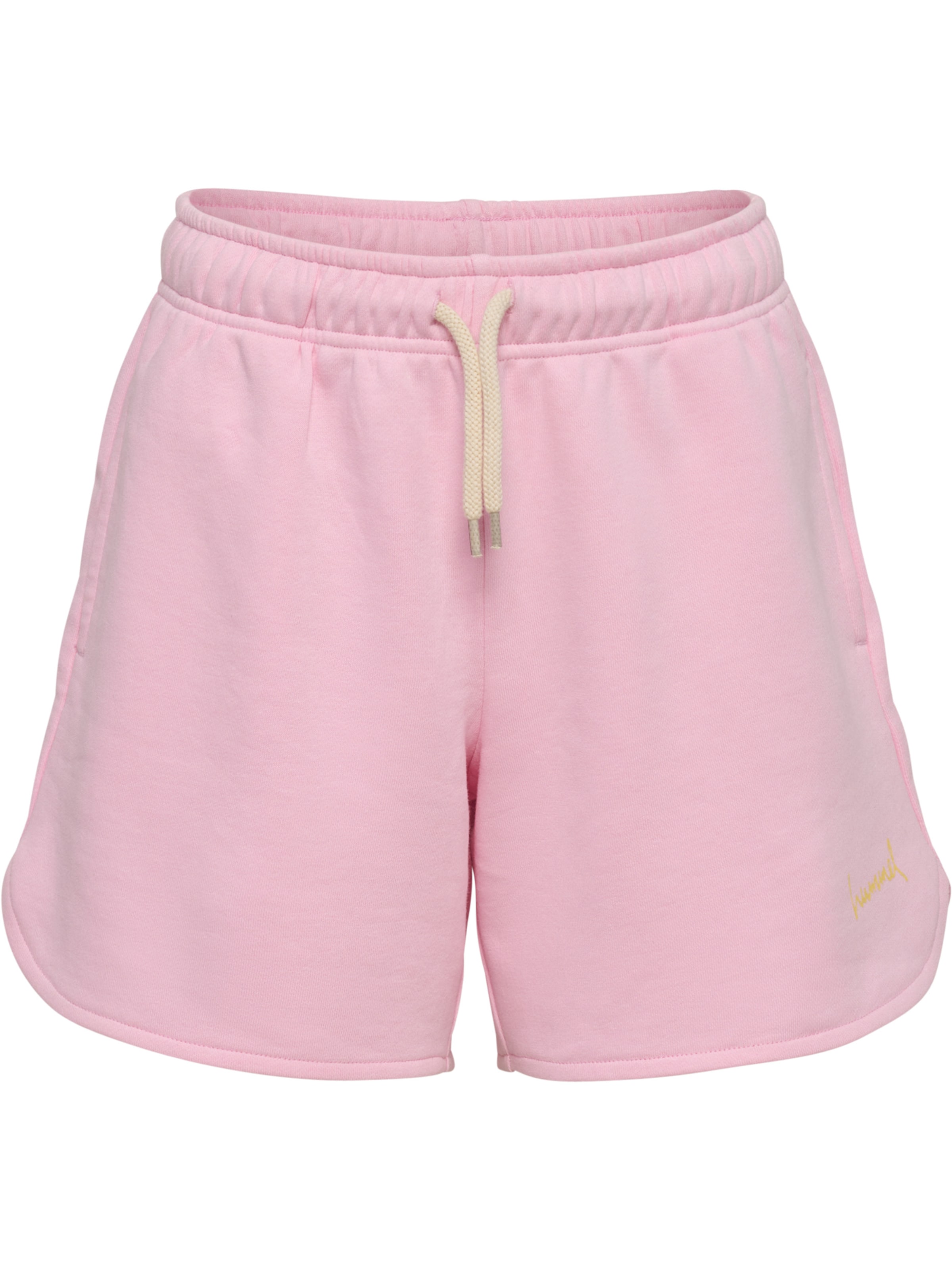 Hummel Regular Trousers in Pink: front
