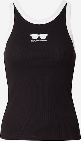 Karl Lagerfeld Топ в Черный: спереди