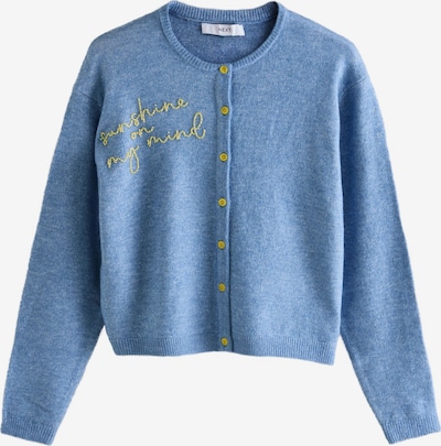 Next Kardigan u plava melange / žuta, Pregled proizvoda