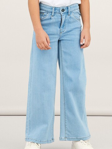 NAME IT Wide leg Jeans in Blauw: voorkant