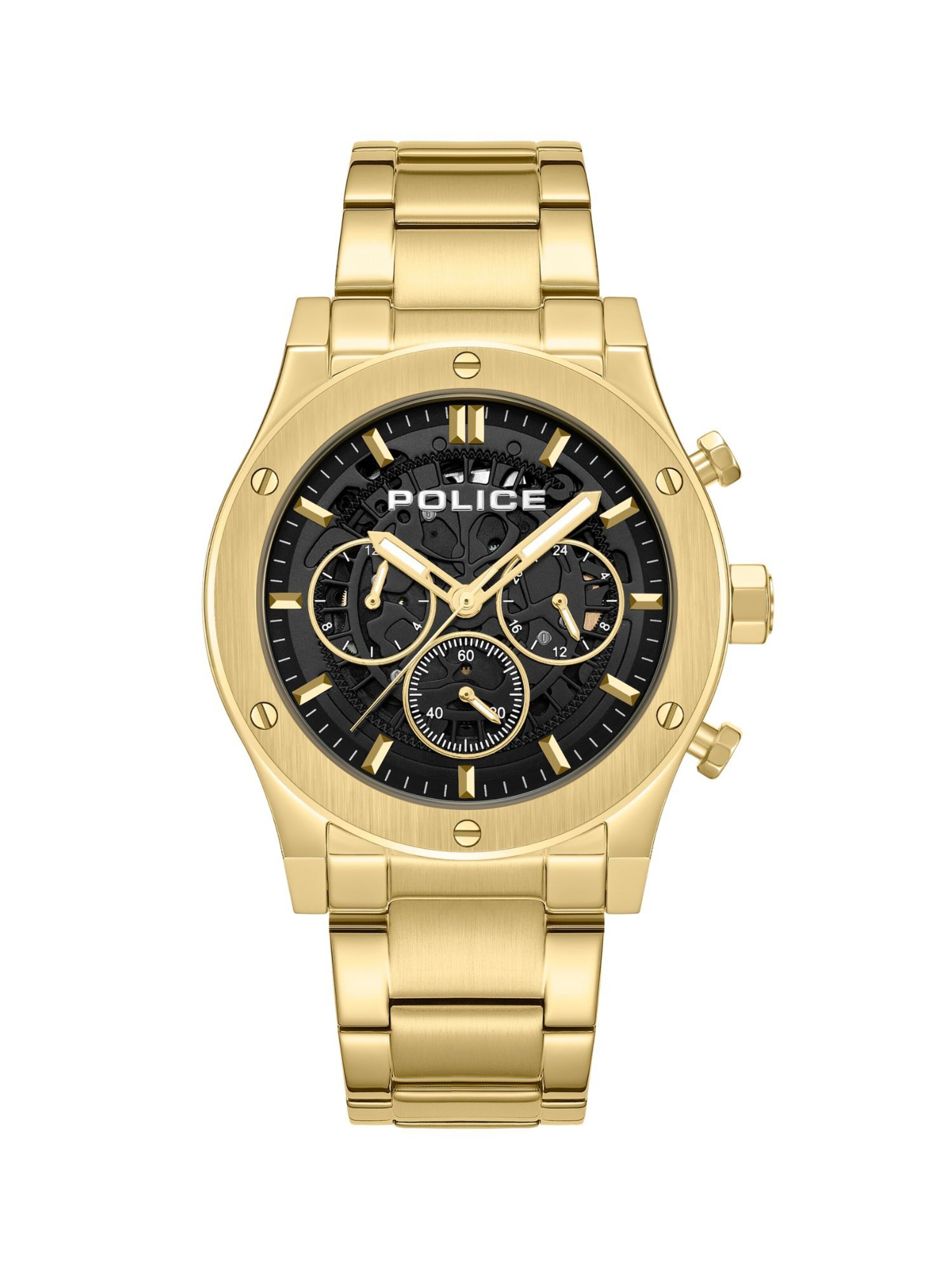 POLICE Analog watch ' Knotty ' in Gold, Item view