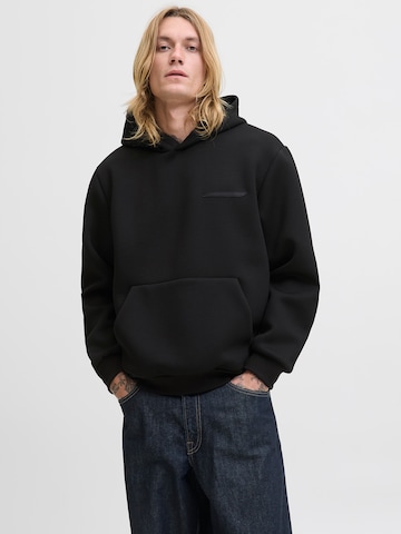 JACK & JONES - Sudadera 'JCOFUSION' en negro: frente