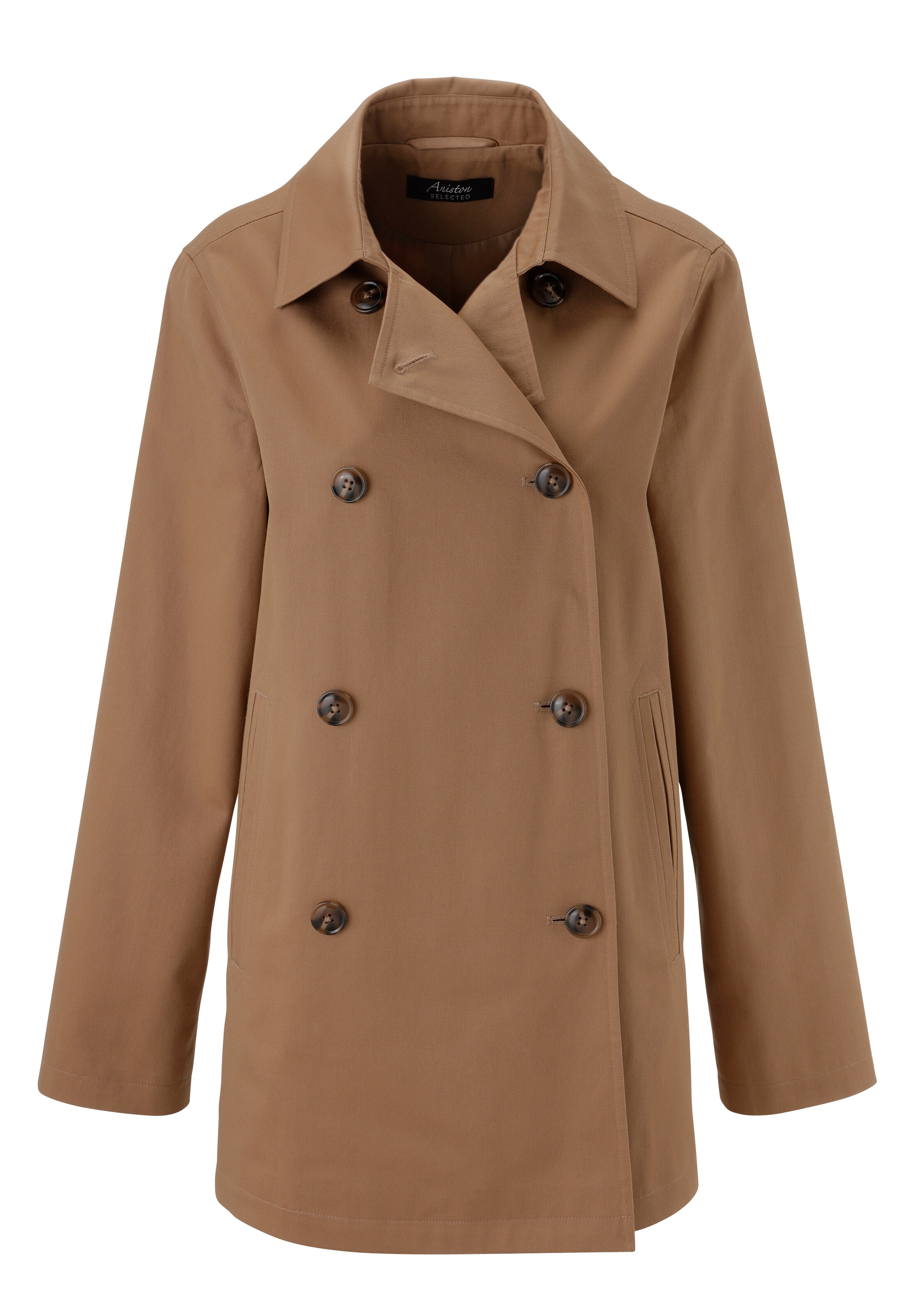 Aniston SELECTED Mantel in Braun: Vorderseite