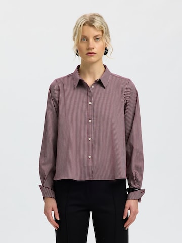 SELECTED - Blusa en lila: frente