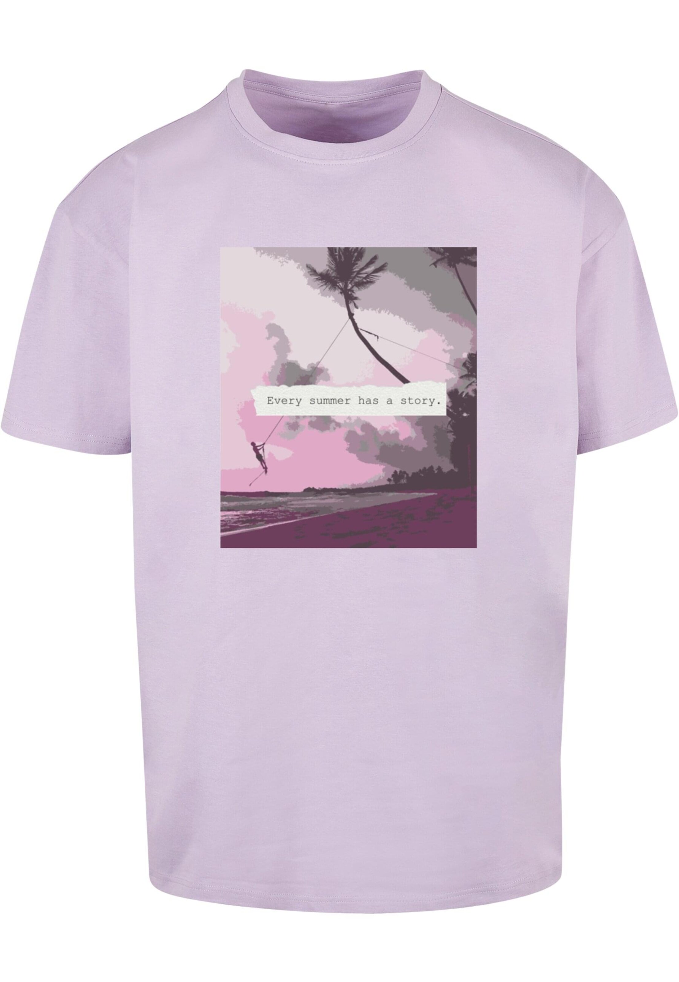 T-Shirt 'Summer - Every Summer Has A Story' Merchcode en violet : devant