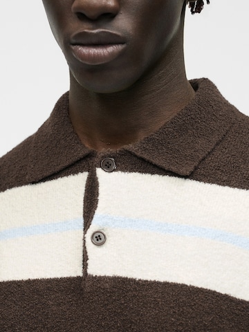 Samsøe Samsøe Пуловер 'Nino' в кафяво