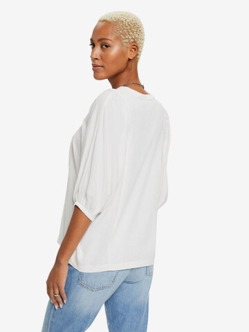 T-shirt oversize ESPRIT en blanc