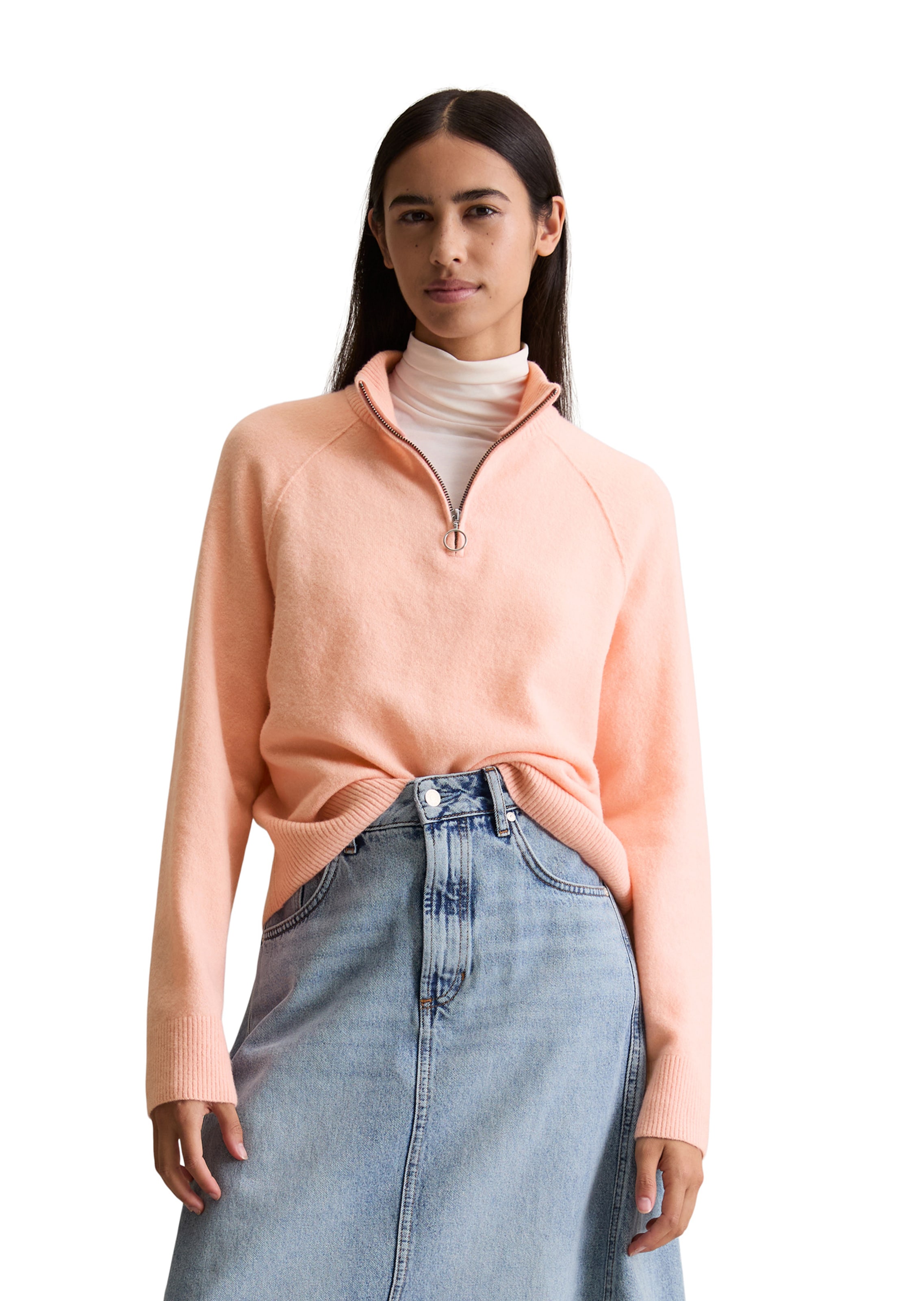 Marc O'Polo DENIM Pullover in Pink: Vorderseite