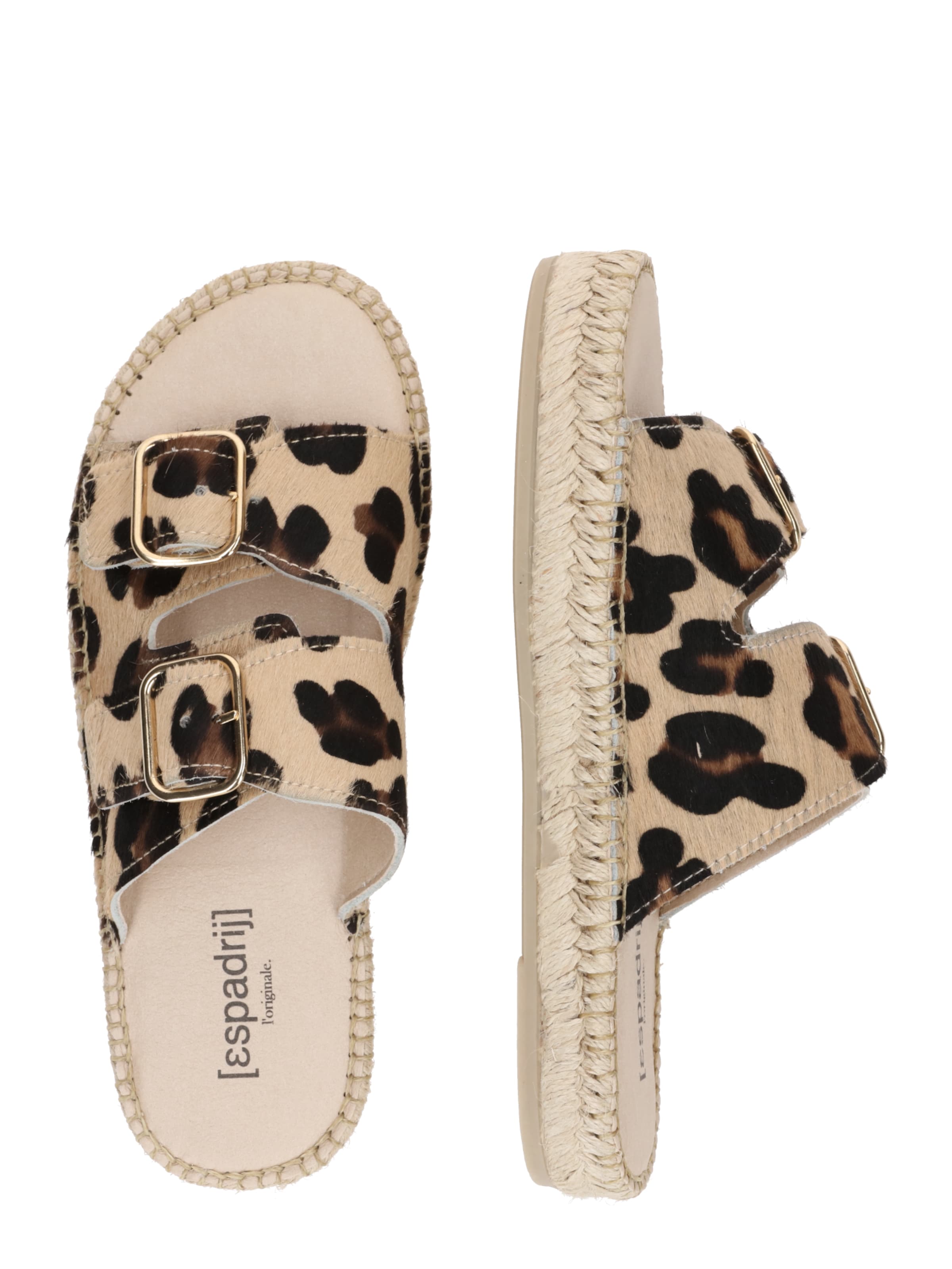 espadrij l´originale Klapki w kolorze beżowy