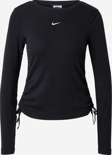 fekete / piszkosfehér Nike Sportswear Póló 'ESSNTL', Termék nézet