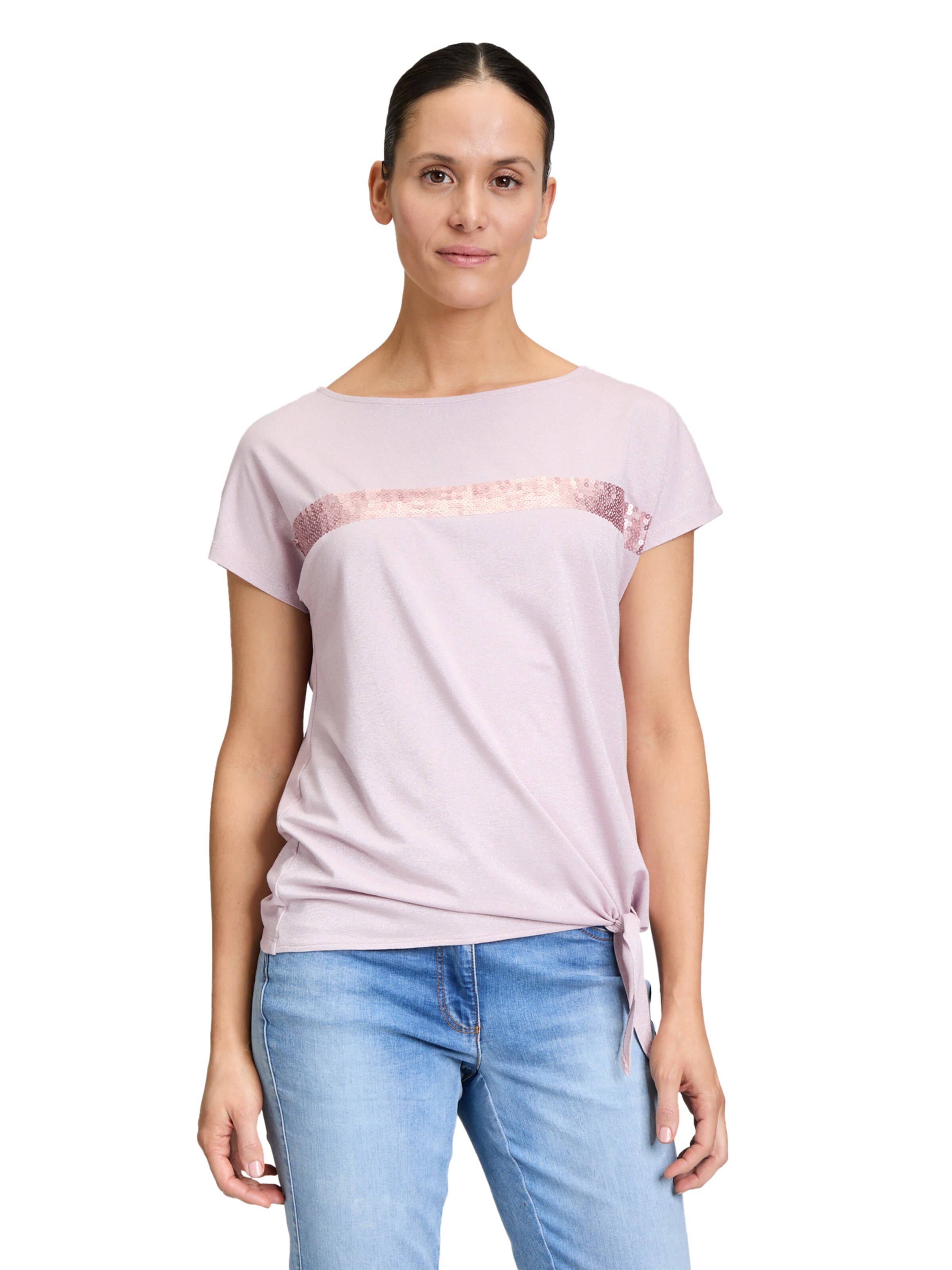 T-shirt Betty Barclay en rose : devant