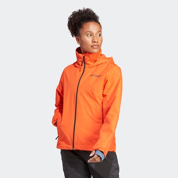 ADIDAS TERREX Outdoor Jacket in Orange: front