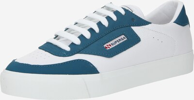 SUPERGA Sneaker '3843 Court' in cyanblau / rot / weiß, Produktansicht