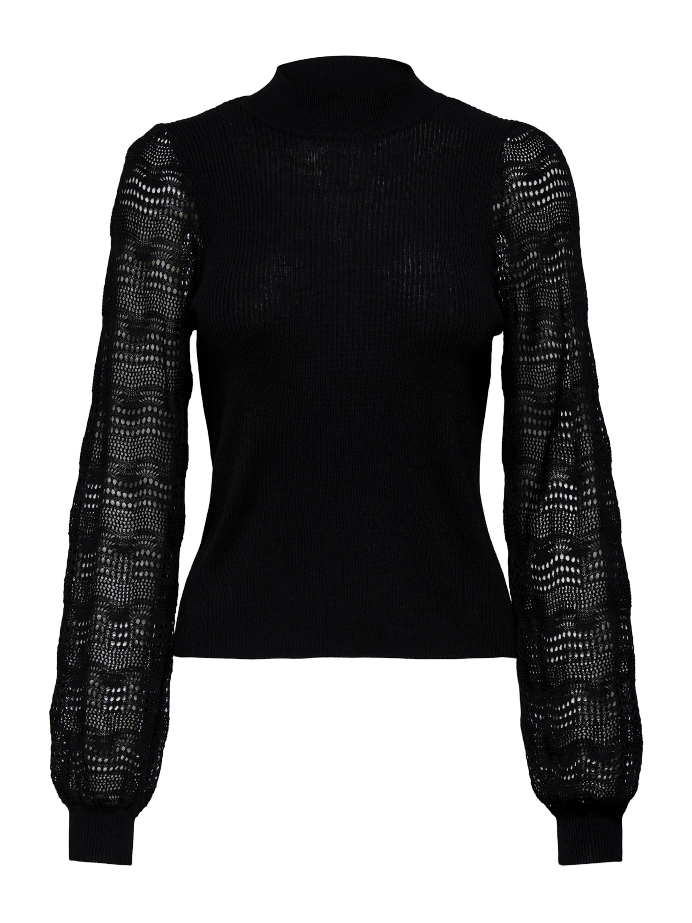 ONLY Sweater 'ONLANNELINA' in Black: front
