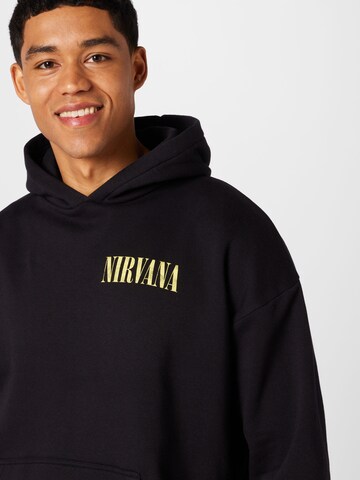 AMPLIFIED - Sudadera 'NIRVANA' en negro
