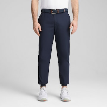 Regular Pantalon de sport PUMA en bleu : devant