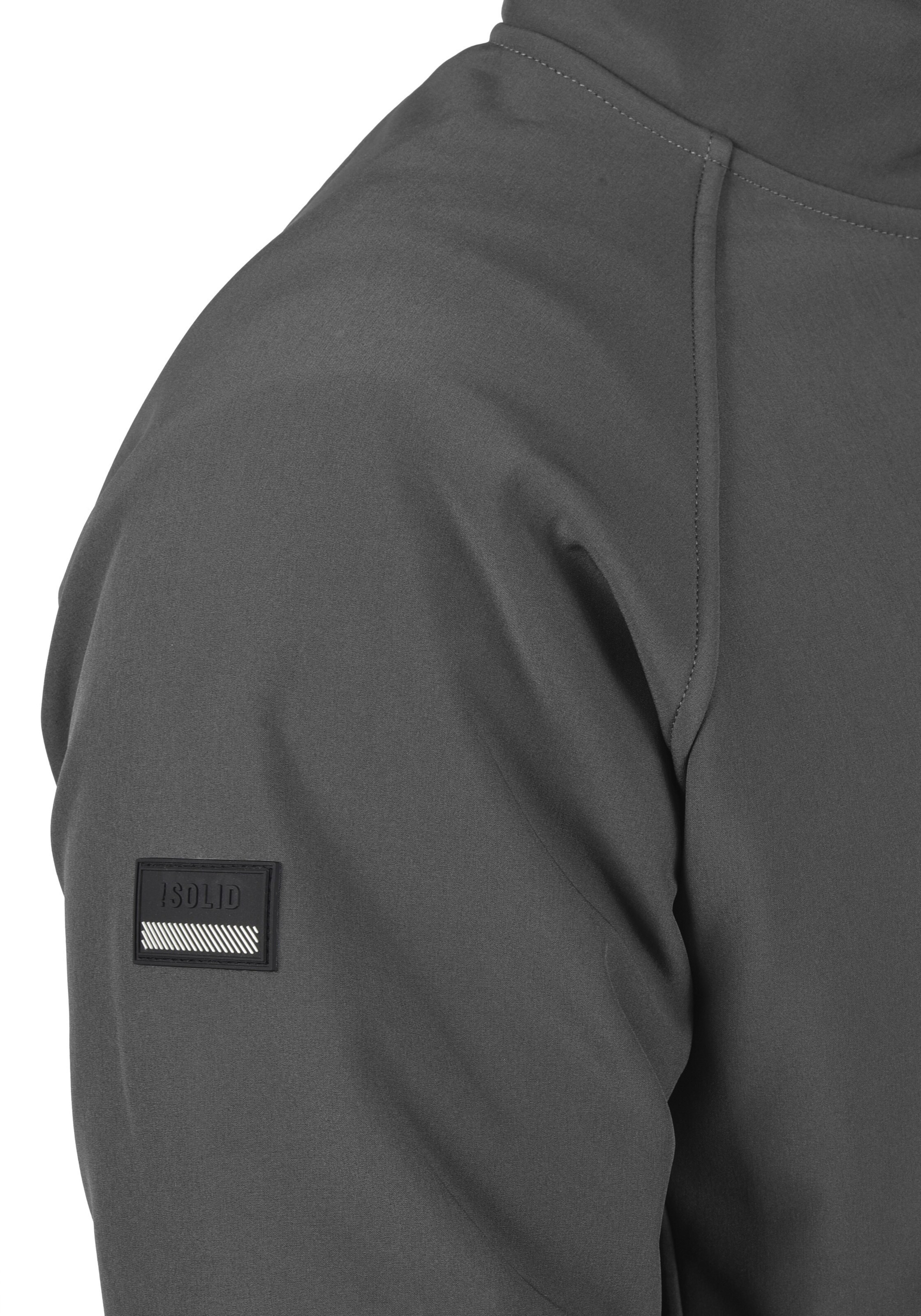 !Solid Softshelljacke 'Solane' in Grau
