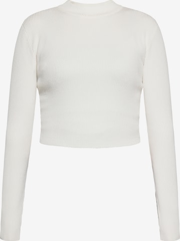 faina - Pullover em branco: frente