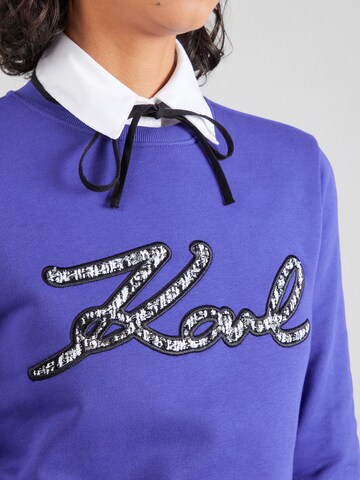 Sweat-shirt Karl Lagerfeld en violet