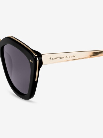 Kapten & Son Sonnenbrille 'Sydney All Black' in Schwarz