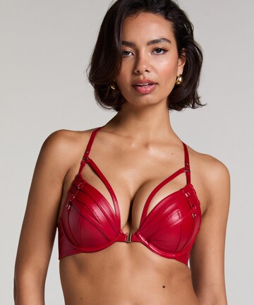 Hunkemöller Push-up BH in Rood: voorkant