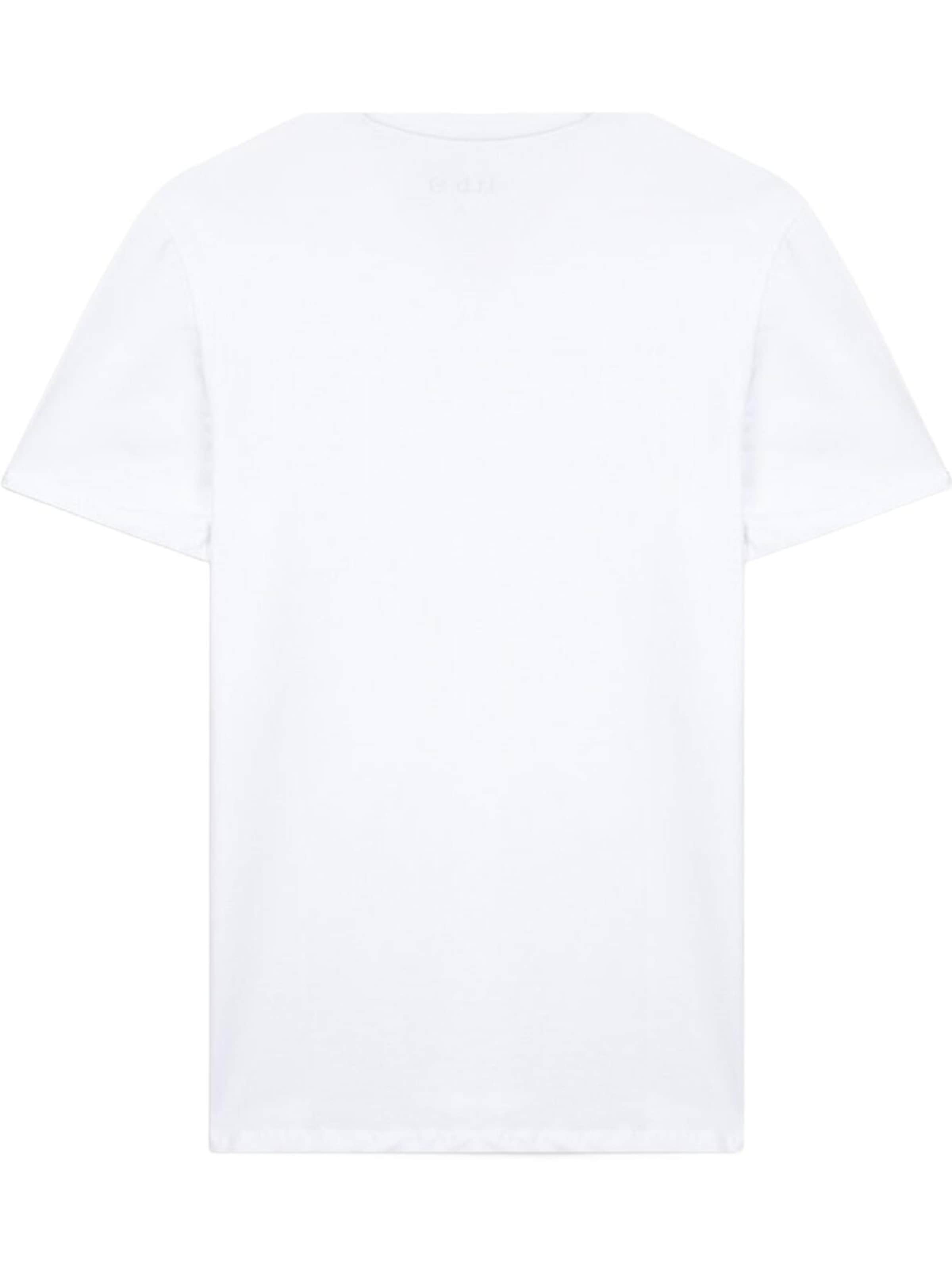 LTB Jeans Shirt 'LTB Jeans V-Ausschnitt Stretch Basic T-Shirt'‌‌ in Weiß: Vorderseite