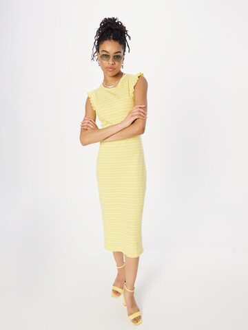 ICHI Dress 'LOUISANY' in Yellow