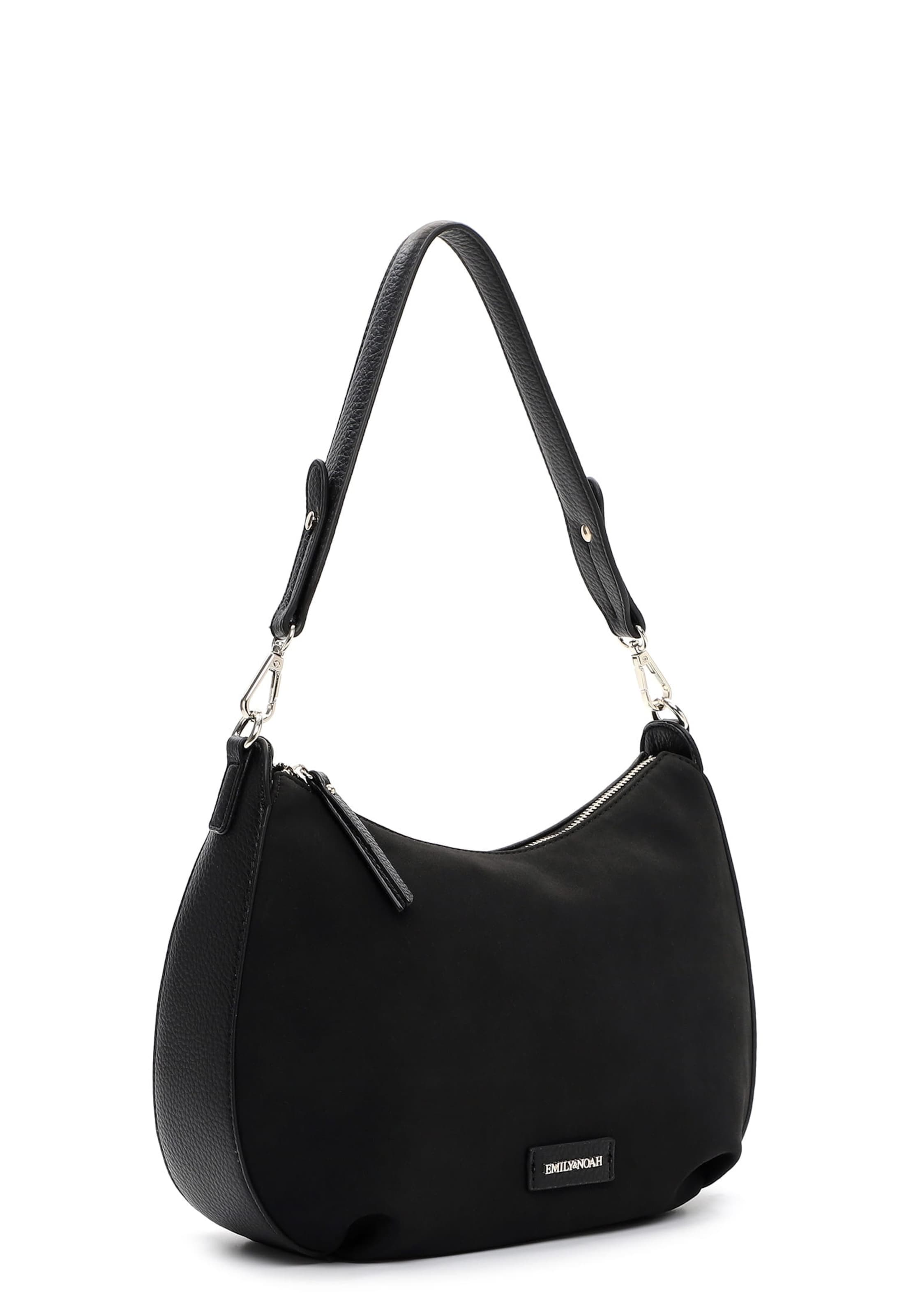Borsa a spalla 'Jeanna' di Emily & Noah in nero