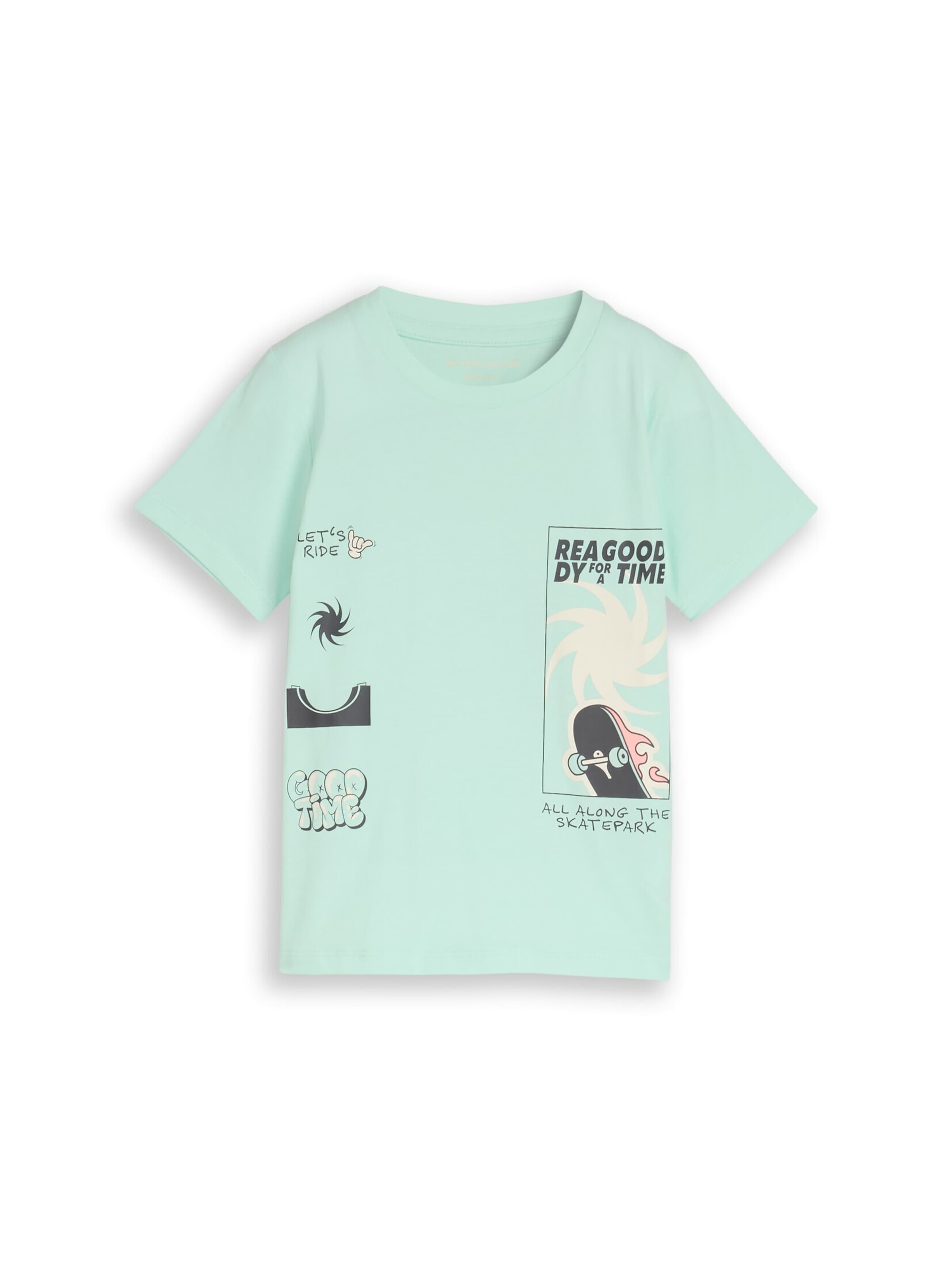 TOM TAILOR Shirt in Green: front