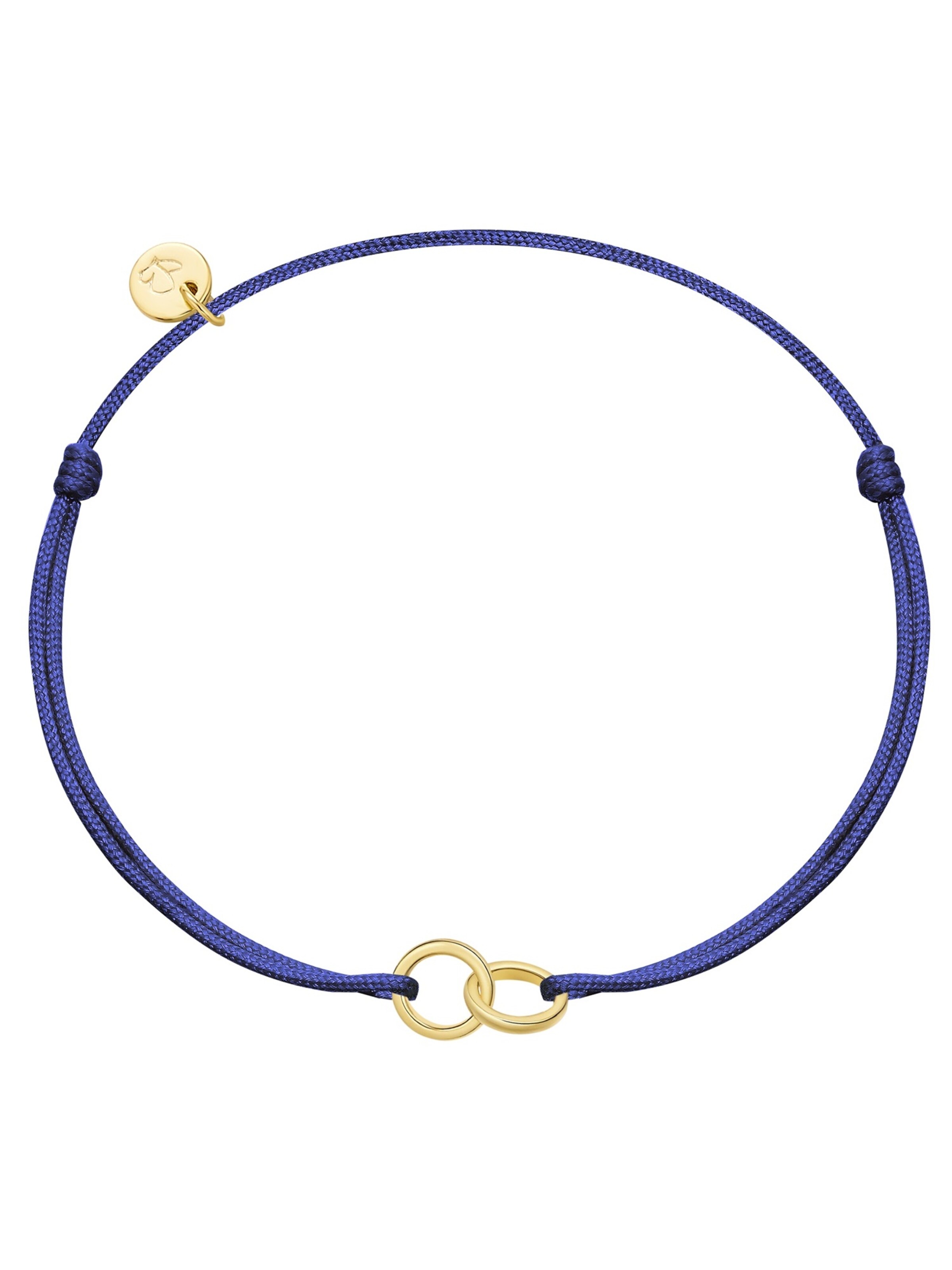 Braccialetto di Glanzstücke München in blu: frontale