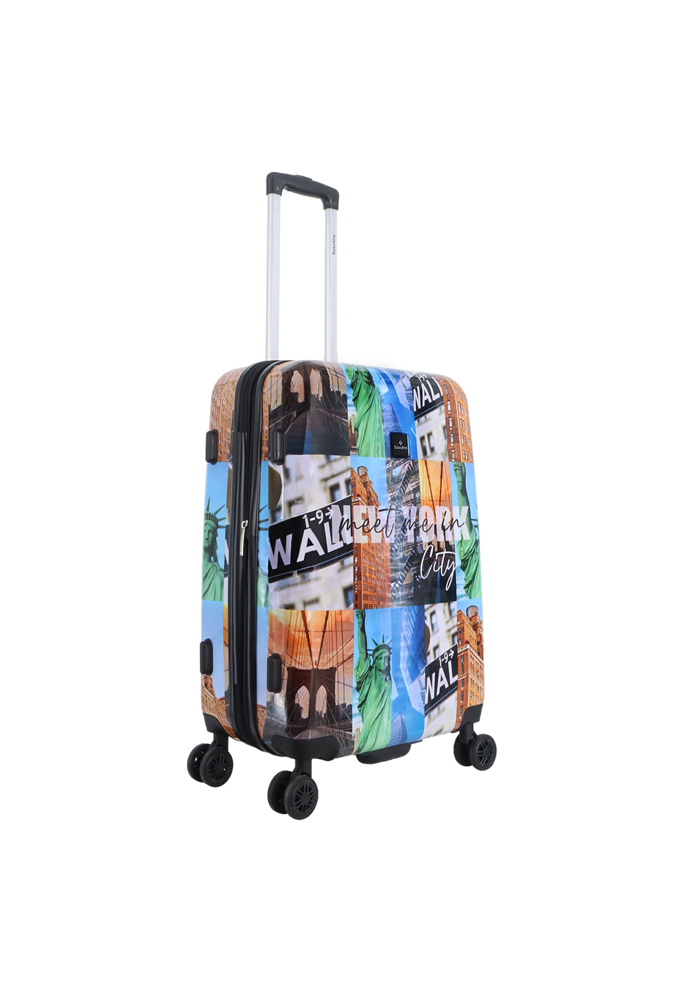 Saxoline Koffer 'The Big Apple' in Mischfarben