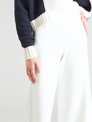 Max Mara Leisure Wide leg Pants 'LEVANTE' in White